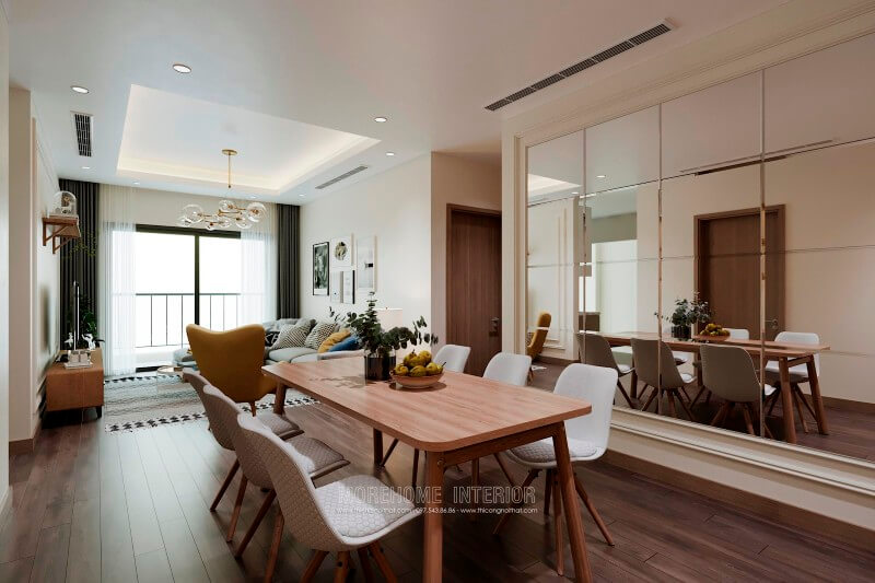 Gợi ý mẫu bàn ăn 6 chỗ phong cách hiện đại và đầy ấn tượng